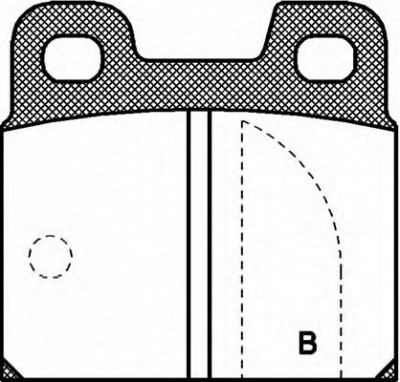 OPEN PARTS bpa000501 -  Комплект тормозных колодок, дисковый тормоз